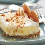 Barres au gâteau au fromage et à la noix de coco