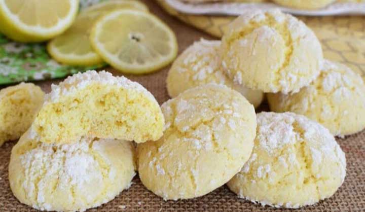 Biscuits moelleux au citron