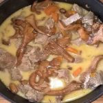 Blanquette de veau aux girolle