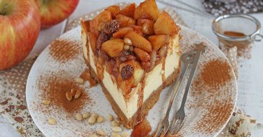 Cheesecake strudel aux pommes et aux raisins secs