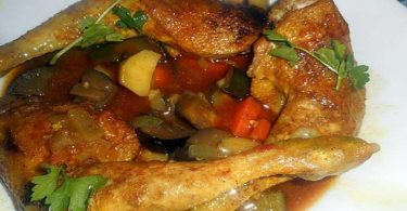 Cuisses de poulet aux épices colombo