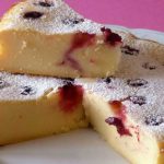 Fondant aux petites suisses et griottes