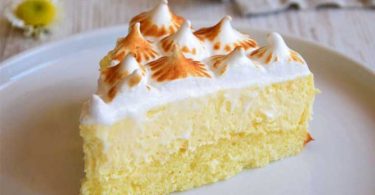 Gâteau nuage de citron meringué facile