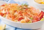 Gratin de fruits de mer aux poisson blanc scampis et crevettes