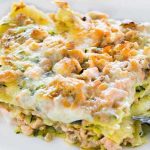 Lasagnes aux courgettes et au saumon