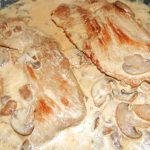 Recette d’escalopes de veau à la crème et aux champignons frais