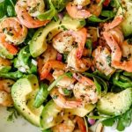 Salade de crevettes à l’avocat