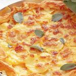 Tarte à la salade de potiron et de pommes de terre