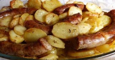 Recette Saucisse de Toulouse confite et pommes de terre fondantes