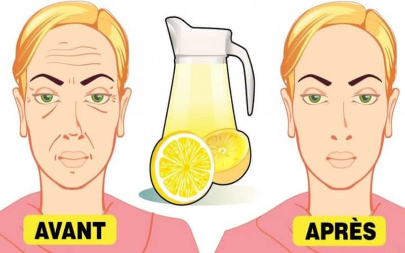 Astuce au citron pour éliminer les rides profondes du visage