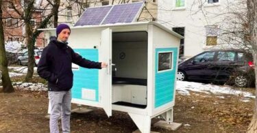 L’Allemagne à mis en place des cabines pour les sans abris pour les aider à supporter l’hiver
