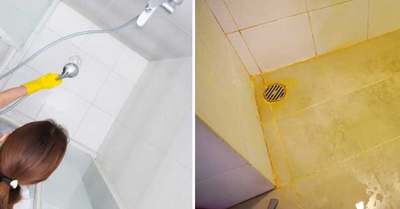 Comment éliminer les taches de tartre sur le sol de votre salle de bain et le laisser « propre comme neuf »
